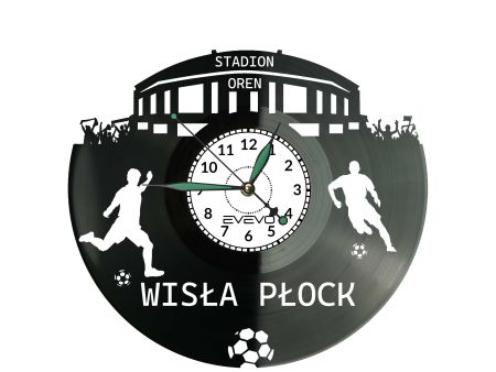 copy of Wisła Kraków Stadion Zegar Ścienny Płyta Winylowa Nowoczesny Dekoracyjny Na Prezent Urodziny
