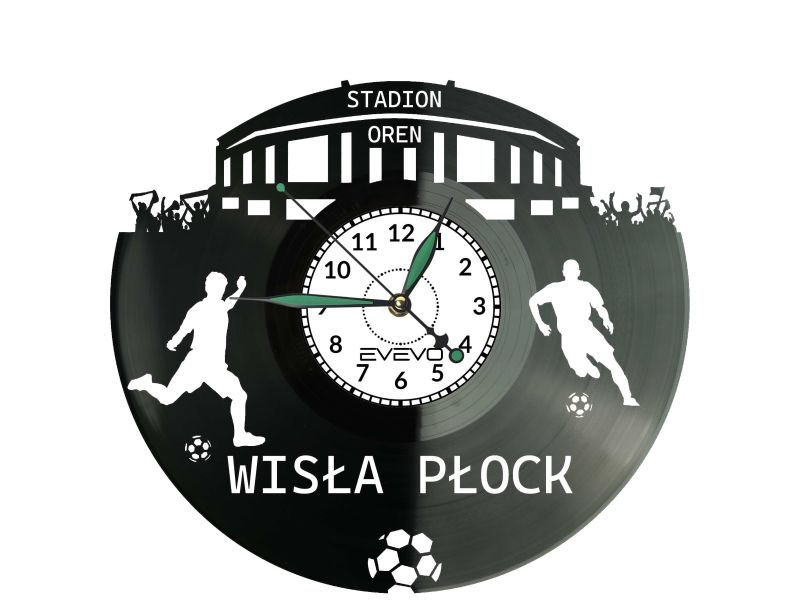 Wisła Płock Stadion Zegar Ścienny Płyta Winylowa Dla Fana Na Prezent Urodziny Dla Niej Dla Niego Upominek S0019