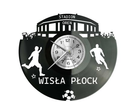 Wisła Płock Stadion Zegar Ścienny Płyta Winylowa