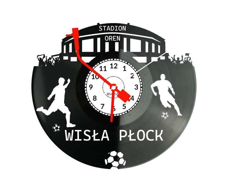 copy of Wisła Kraków Stadion Zegar Ścienny Płyta Winylowa Nowoczesny Dekoracyjny Na Prezent Urodziny
