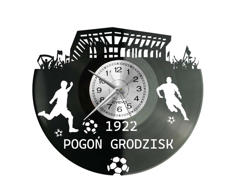 Pogoń Grodzisk Stadion Zegar Ścienny Płyta Winylowa