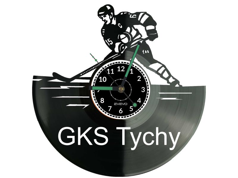 GKS Tychy zegar ścienny, GKS Tychy prezent, GKS Tychy dekoracja, GKS Tychy upominek