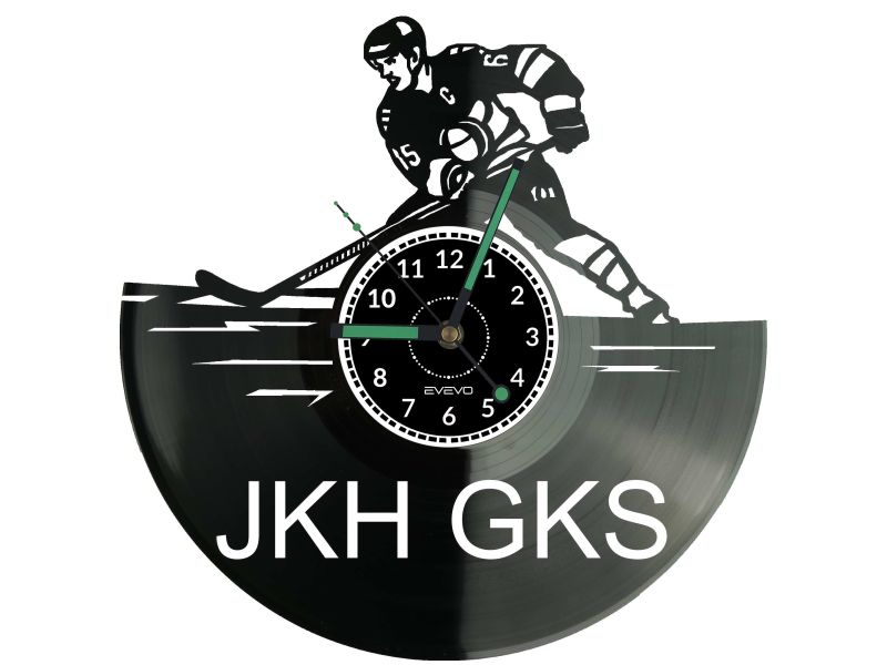 JKH GKS Jastrzębie zegar ścienny, JKH GKS Jastrzębie prezent, JKH GKS Jastrzębie dekoracja, JKH GKS Jastrzębie upominek
