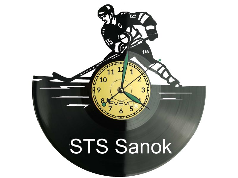 STS Sanok zegar ścienny, STS Sanok prezent, STS Sanok dekoracja, STS Sanok upominek, hokej Sanok