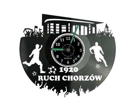Ruch Chorzów zegar ścienny, Ruch Chorzów prezent, Ruch Chorzów dekoracja, Ruch Chorzów upominek, gadżety Ruch Chorzów