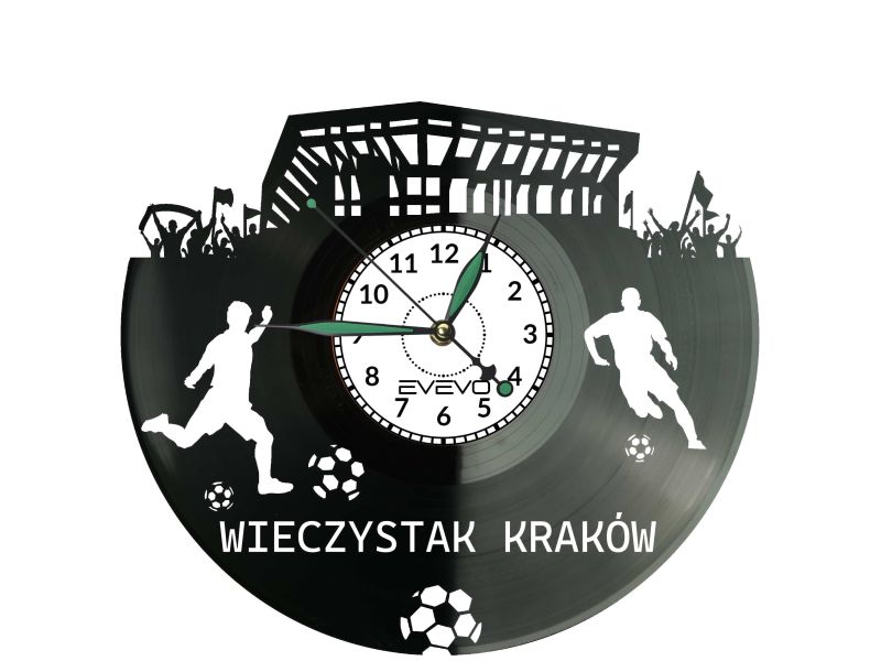 copy of Wisła Kraków Stadion Zegar Ścienny Płyta Winylowa Nowoczesny Dekoracyjny Na Prezent Urodziny