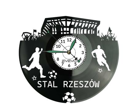 Stal Rzeszów Stadion Stadion Zegar Ścienny Płyta Winylowa Dla Fana Na Prezent Urodziny Dla Niej Dla Niego Upominek S0027