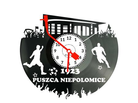 Puszcza Niepołomice Stadion Zegar Ścienny Płyta Winylowa Dla Fana Na Prezent Urodziny Dla Niej Dla Niego Upominek S0029