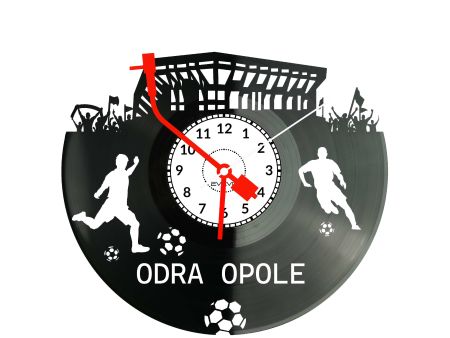 Odra Opole Stadion Zegar Ścienny Płyta Winylowa Dla Fana Na Prezent Urodziny Dla Niej Dla Niego Upominek S0030