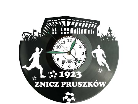 Znicz Pruszków Stadion Zegar Ścienny Płyta Winylowa Dla Fana Na Prezent Urodziny Dla Niej Dla Niego Upominek S0033