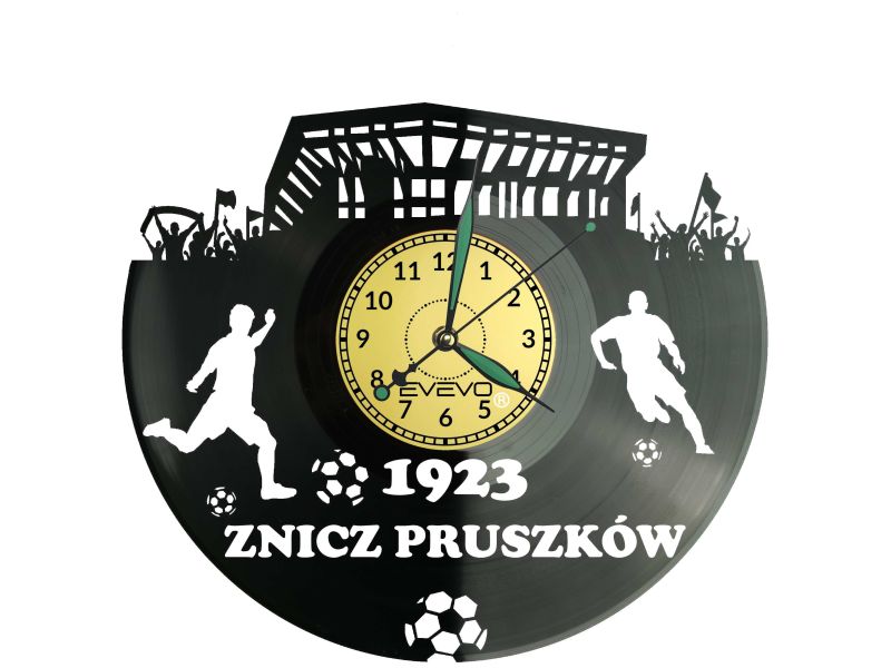 Znicz Pruszków zegar ścienny, Znicz Pruszków prezent, Znicz Pruszków dekoracja, Znicz Pruszków upominek, gadżety Znicz Pruszków