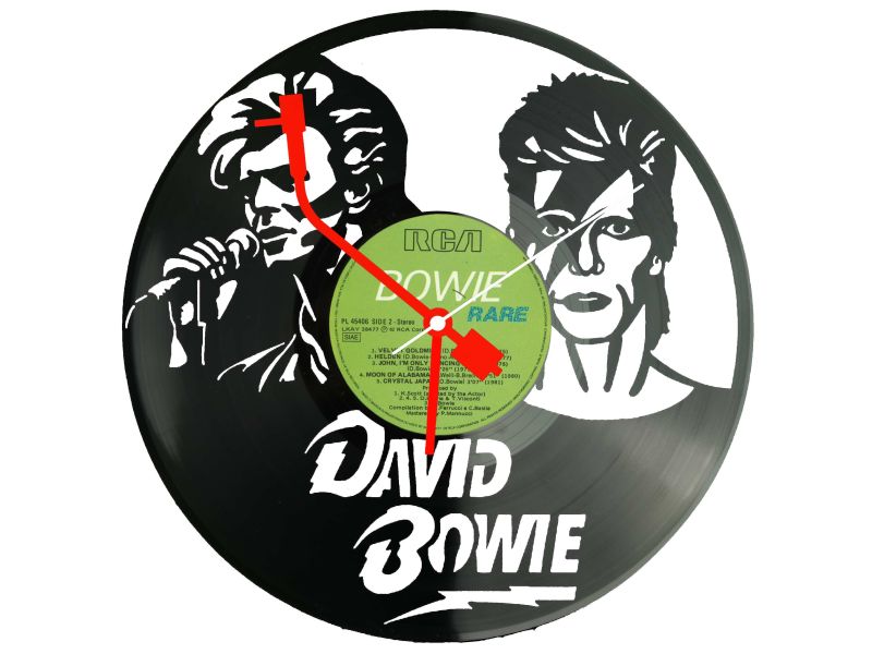 David Bowie Płyta Winylowa Zegar Ścienny Prezent Upominek Dla Niej Dla Niego EVEVO Z0001