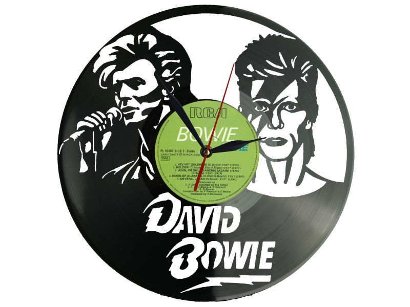 David Bowie Płyta Winylowa Zegar Ścienny Prezent Upominek Dla Niej Dla Niego EVEVO Z0001