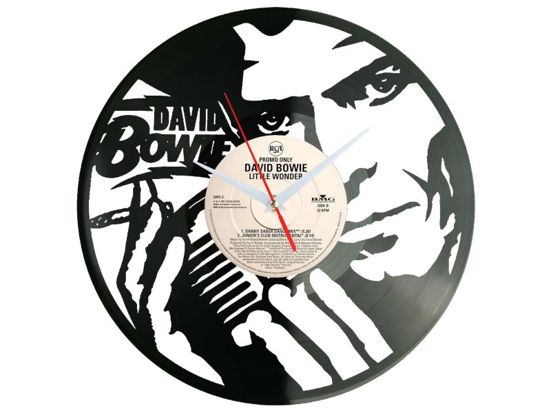 David Bowie Płyta Winylowa Zegar Ścienny Evevo Unikalna Dekoracja Dla Fanów Muzyki Rockowej I Popkultury Z0002