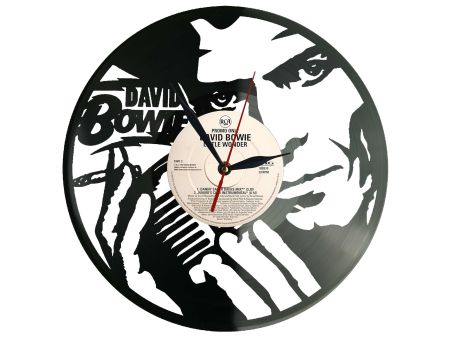 David Bowie Płyta Winylowa Zegar Ścienny Evevo Unikalna Dekoracja Dla Fanów Muzyki Rockowej I Popkultury Z0002