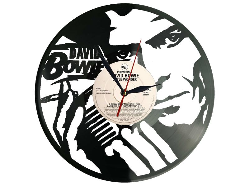 David Bowie Winyl Zegar Ścienny Płyta Winylowa Unikalna Dekoracja Dla Fanów Muzyki Rockowej Popkultury Z0002