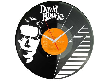 David Bowie Winyl Zegar Ścienny  Płyta Winylowa Unikalna Dekoracja Dla Fanów Muzyki Rockowej Popkultury EVEVO Z0003