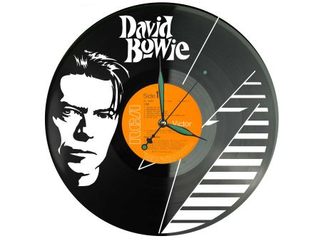 David Bowie Winyl Zegar Ścienny  Płyta Winylowa Unikalna Dekoracja Dla Fanów Muzyki Rockowej Popkultury EVEVO Z0003