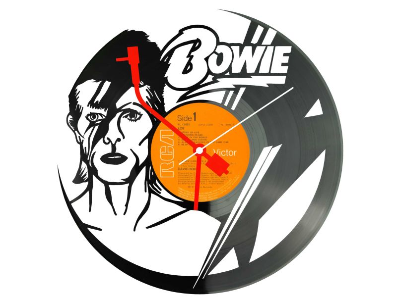 David Bowie Winyl Zegar Ścienny Płyta Winylowa Prezent Upominek Dla Niej Dla Niego EVEVO Z0004