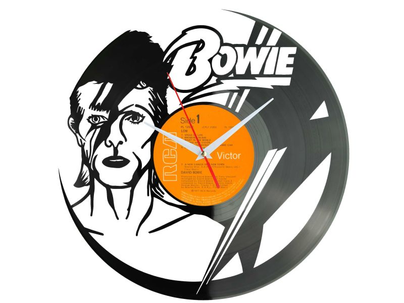 David Bowie Winyl Zegar Ścienny Płyta Winylowa Prezent Upominek Dla Niej Dla Niego EVEVO Z0004