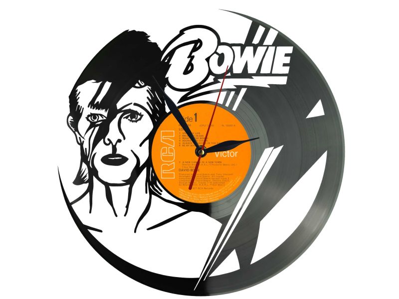 David Bowie Winyl Zegar Ścienny Płyta Winylowa Prezent Upominek Dla Niej Dla Niego EVEVO Z0004