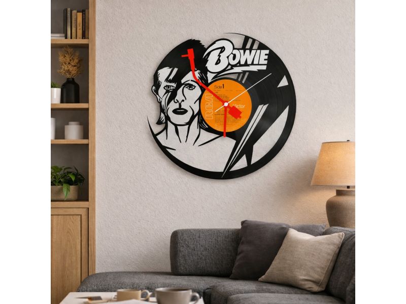 David Bowie Płyta Winylowa Zegar Ścienny Prezent Upominek Dla Niej Dla Niego EVEVO Z0004