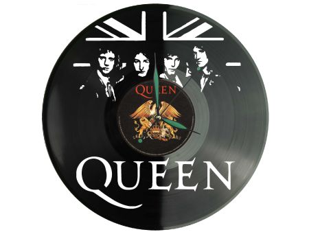 Queen Płyta Winylowa Zegar Ścienny Unikalna Dekoracja Dla Fanów Muzyki Rockowej I Popkultury EVEVO Z0006