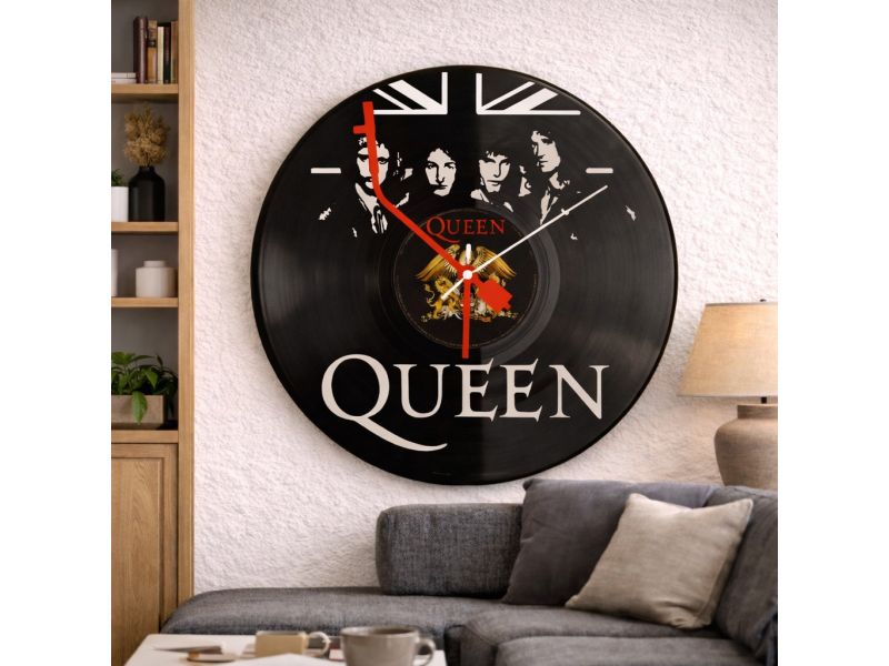 queen zegar ścienny, queen prezent, queen płyta winylowa, queen dla fana