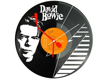 David Bowie Winyl Zegar Ścienny Płyta Winylowa Unikalna Dekoracja Dla Fanów Muzyki Rockowej I Popkultury EVEVO Z0005