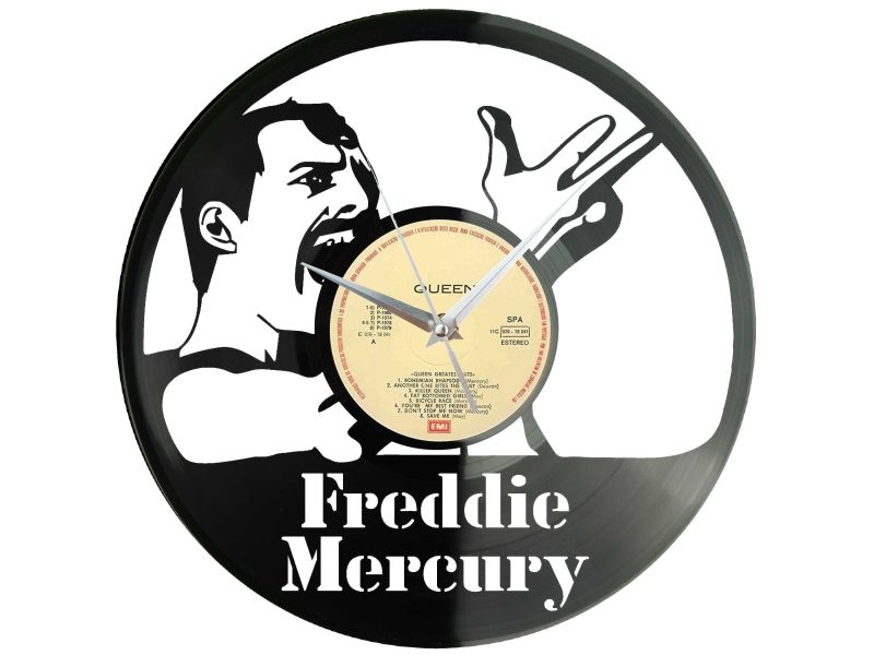 Queen Płyta Winylowa Zegar Ścienny Unikalna Dekoracja Dla Fanów Muzyki Rockowej I Popkultury EVEVO Z0008