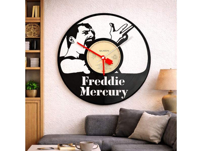 queen zegar ścienny, queen prezent, queen płyta winylowa, queen dla fana