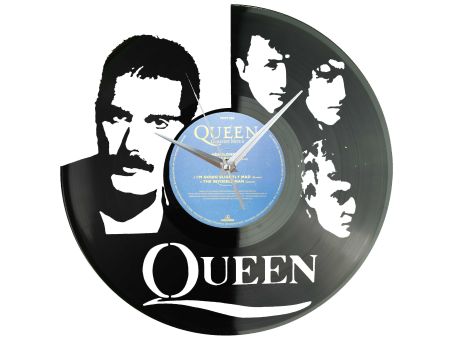 Queen Płyta Winylowa Zegar Ścienny Unikalna Dekoracja Dla Fanów Muzyki Rockowej I Popkultury EVEVO Z0010