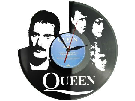 Queen Płyta Winylowa Zegar Ścienny Unikalna Dekoracja Dla Fanów Muzyki Rockowej I Popkultury EVEVO Z0010