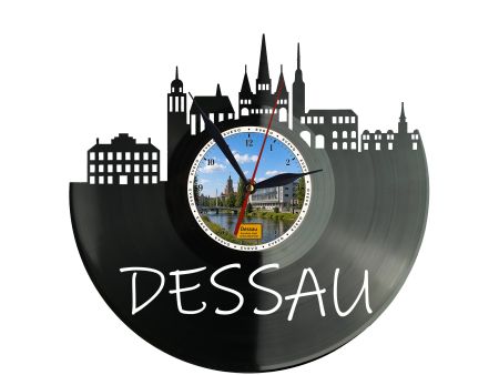 Zegar Dessau Miasto Niemcy Płyta Winylowa Prezent Upominek Urodziny Dla Niej Dla Niego EVEVO evevo.pl W0041
