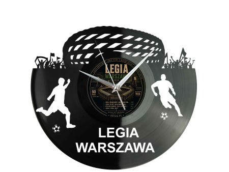 Legia Warszawa Zegar Ścienny Płyta Winylowa Nowoczesny Dekoracyjny Na Prezent Urodziny X0232 evevo.pl