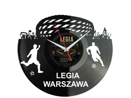Legia Warszawa Zegar Ścienny Płyta Winylowa Nowoczesny Dekoracyjny Na Prezent Urodziny X0232 evevo.pl