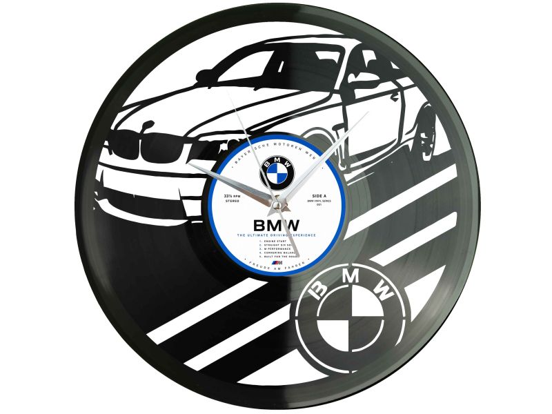 BMW Samochód E36 Zegar Ścienny Płyta Winylowa Nowoczesny Dekoracyjny Na Prezent Urodziny EVEVO