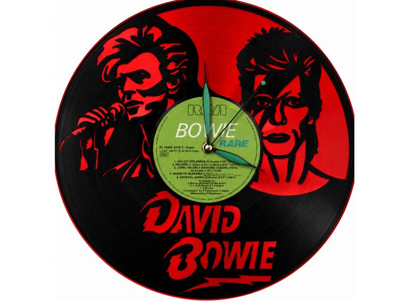 David Bowie Winyl Zegar Ścienny Płyta Winylowa Prezent Z0001