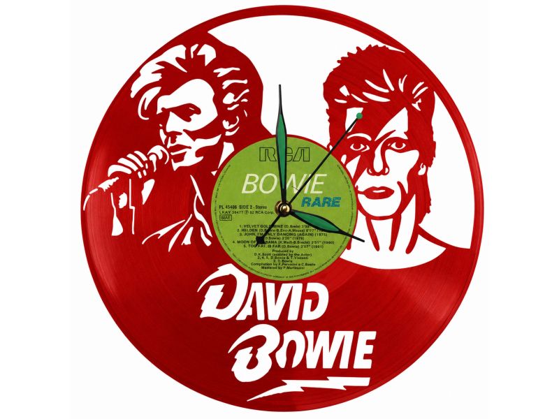 David Bowie Winyl Zegar Ścienny Płyta Winylowa Prezent Z0001