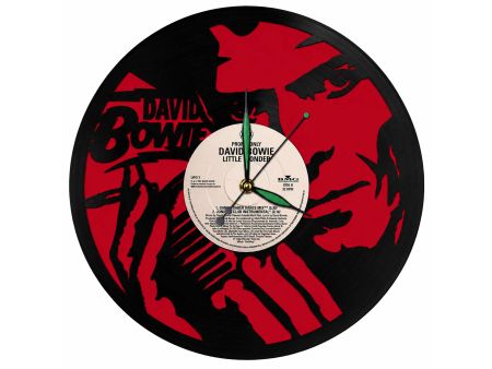 David Bowie Winyl Zegar Ścienny Płyta Winylowa Unikalna Dekoracja Dla Fanów Muzyki Rockowej Popkultury Z0002