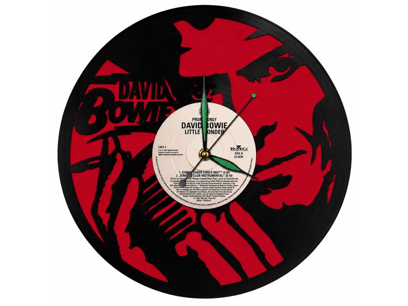 David Bowie Winyl Zegar Ścienny Płyta Winylowa Unikalna Dekoracja Dla Fanów Muzyki Rockowej Popkultury Z0002