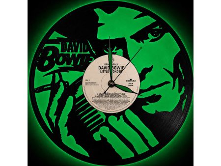 David Bowie Winyl Zegar Ścienny Płyta Winylowa Unikalna Dekoracja Dla Fanów Muzyki Rockowej Popkultury Z0002