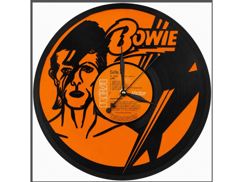 David Bowie Winyl Zegar Ścienny Płyta Winylowa Prezent Upominek Dla Niej Dla Niego EVEVO Z0004