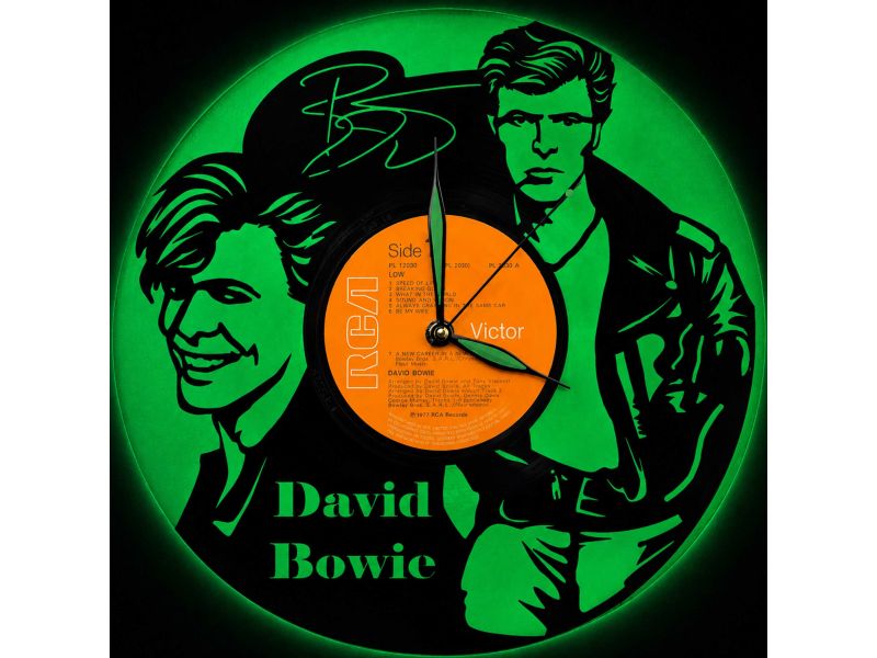David Bowie Winyl Zegar Ścienny Płyta Winylowa Prezent Upominek Dla Niej Dla Niego EVEVO Z0004