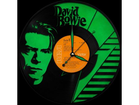 David Bowie Płyta Winylowa Zegar Ścienny Unikalna Dekoracja Dla Fanów Muzyki Rockowej I Popkultury EVEVO Z0006