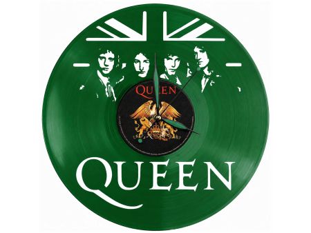 Queen Winyl Zegar Ścienny Płyta Winylowa Unikalna Dekoracja Dla Fanów Muzyki Rockowej I Popkultury EVEVO Z0007