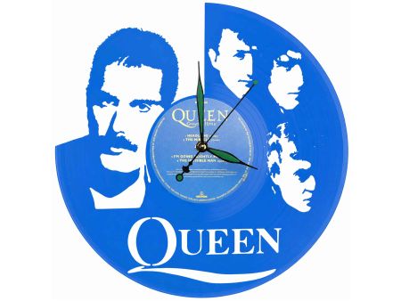 Queen Płyta Winylowa Zegar Ścienny Unikalna Dekoracja Dla Fanów Muzyki Rockowej I Popkultury EVEVO Z0010