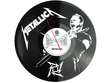 METALLICA WINYL ZEGAR ŚCIENNY PŁYTA WINYLOWA PREZENT UPOMINEK URODZINY DLA NIEJ DLA NIEGO EVEVO EVEVO.PL Z0016