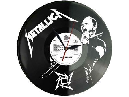 METALLICA WINYL ZEGAR ŚCIENNY PŁYTA WINYLOWA PREZENT UPOMINEK URODZINY DLA NIEJ DLA NIEGO EVEVO EVEVO.PL Z0016