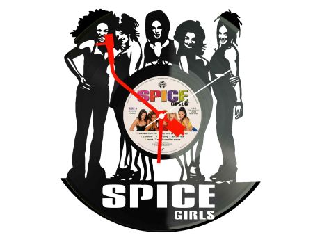 SPICE GIRLS WINYL ZEGAR ŚCIENNY DEKORACYJNY NOWOCZESNY PŁYTA WINYLOWA WINYL NA PREZENT Z0023